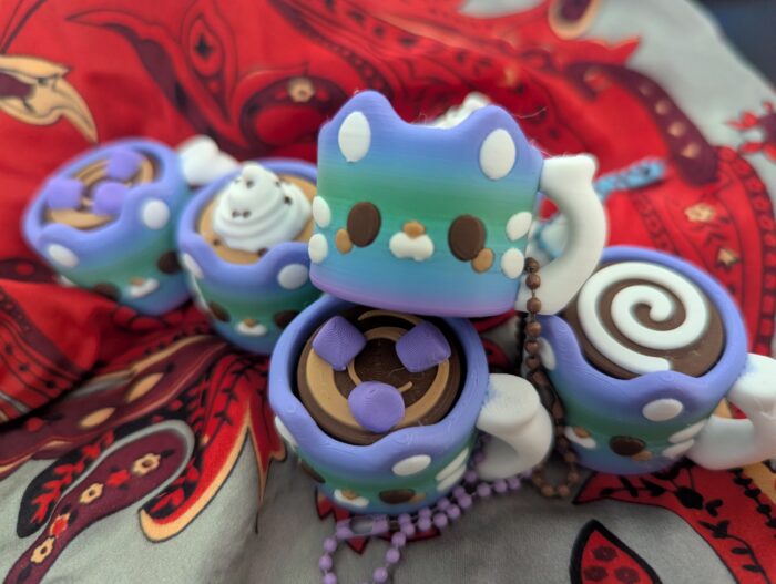 Fidget Clicker Kitty Cup