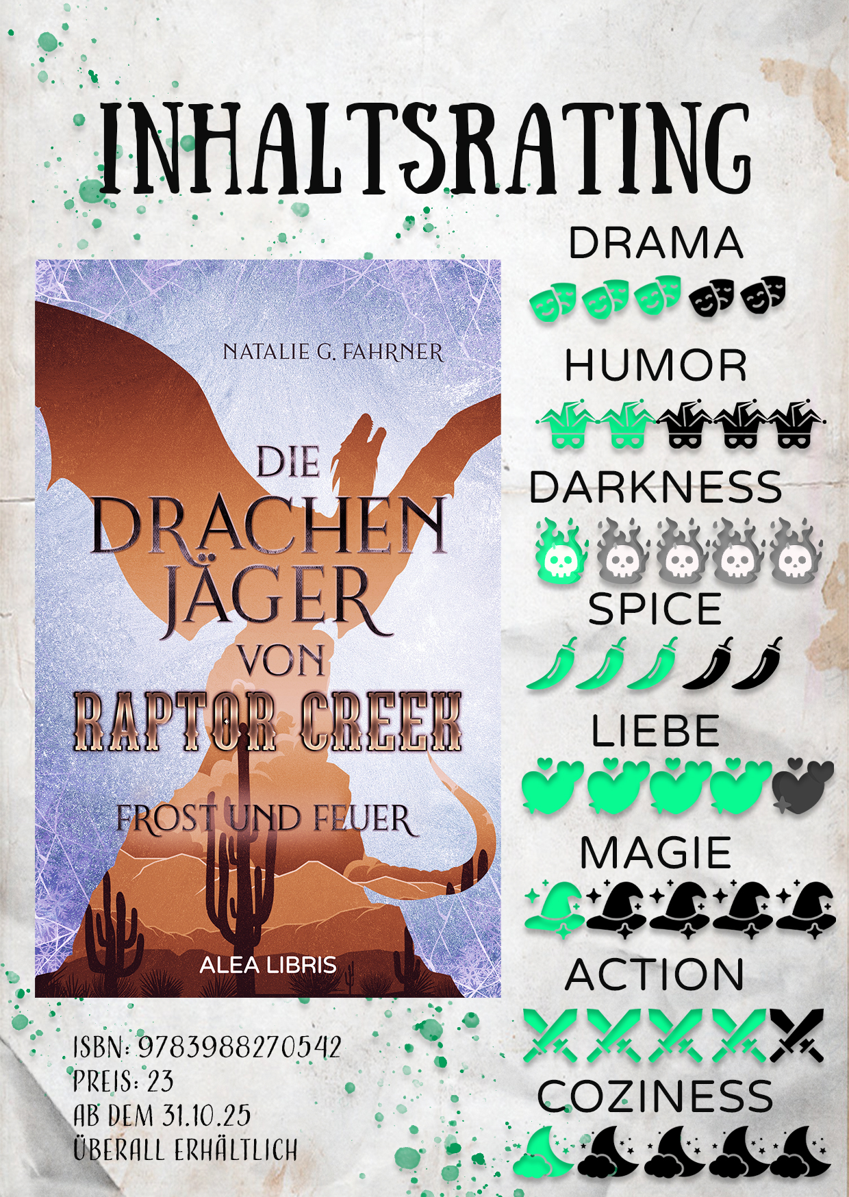 »Die Drachenjäger von Raptor Creek – Frost und Feuer« – Natalie G. Fahrner – Bild 2