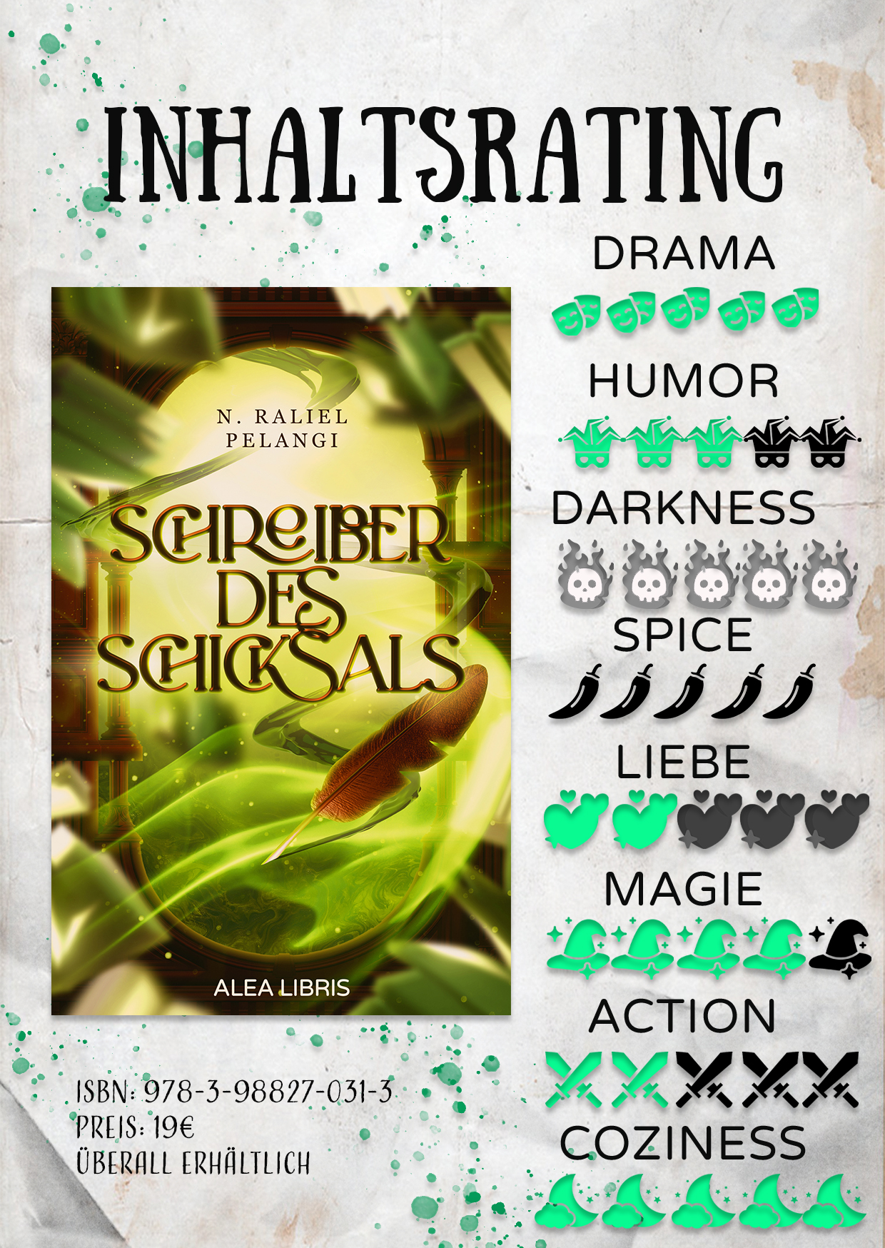 »Schreiber des Schicksals« – N. Raliel Pelangi (Bundle) – Bild 2