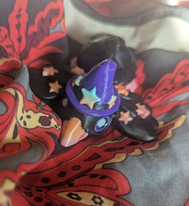 Flexi Rabe mit Sternmagie | Schlüsselanhänger