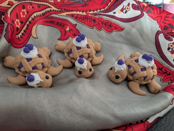 Flexi Berry Pie Schildkröten-Schlüsselanhänger