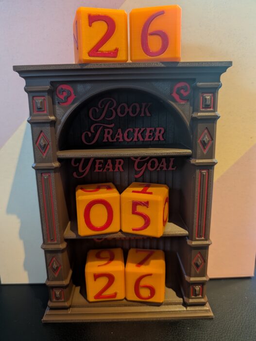 Reading Tracker 3D gedruckt