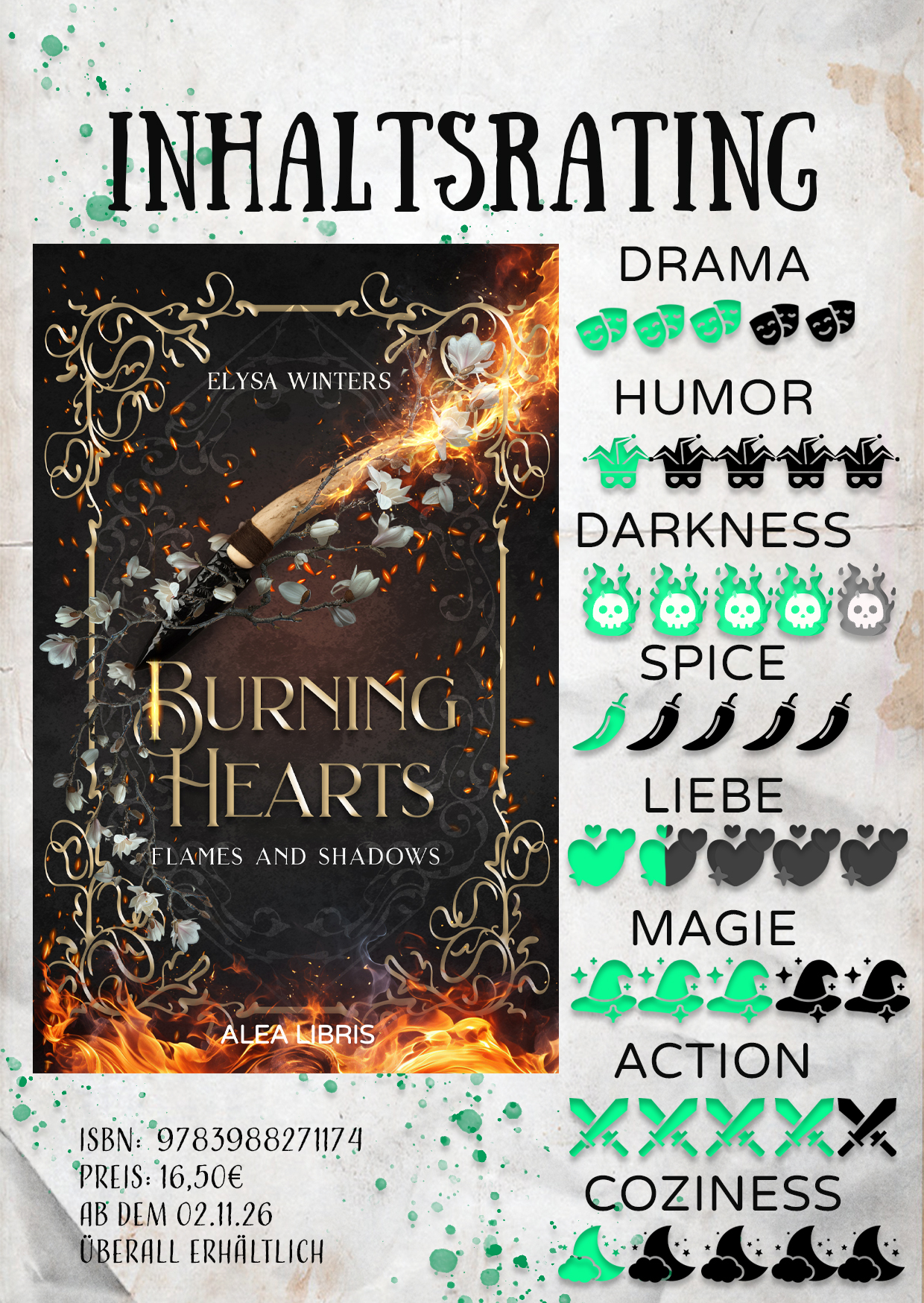 »Burning Hearts – Flames & Shadows« – Elysa Winters – Bild 2